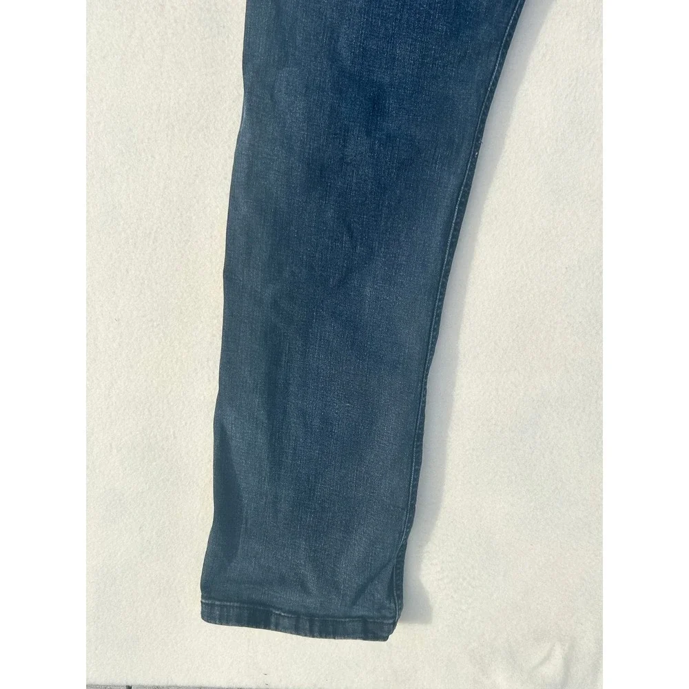 Urban Star Mens Premium Apparel Straight Leg Jeans Dark Wash Blue 36x34